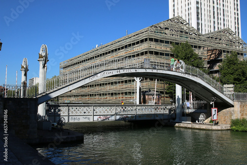 Paris - Pont Levant de la Rue de Crimée
 photo