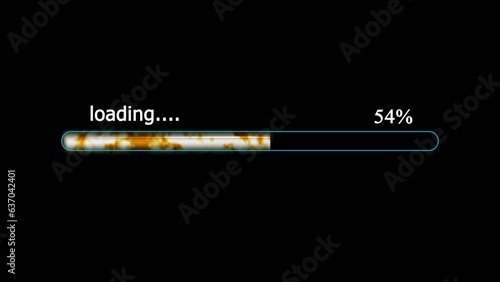 abstract loading bar illustration background 4k 