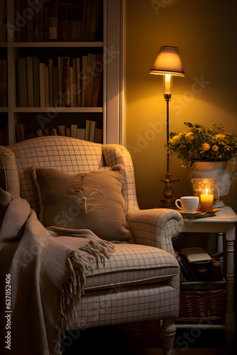 room with chair and lamp © Luke