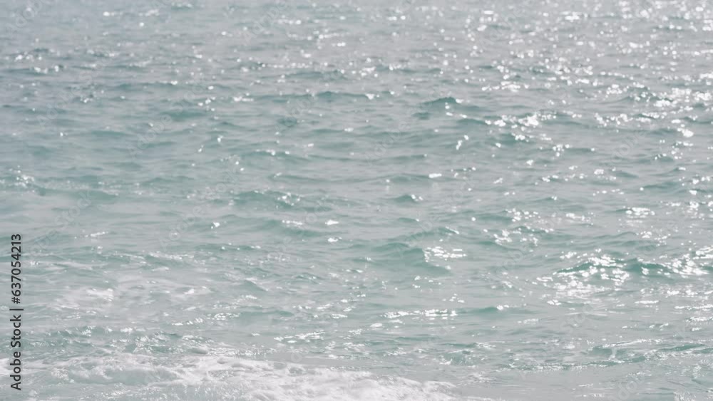 Closeup shot of Mediterranean Sea azure water on a sunny day Closeup shot of Mediterranean Sea azure water on a sunny day
