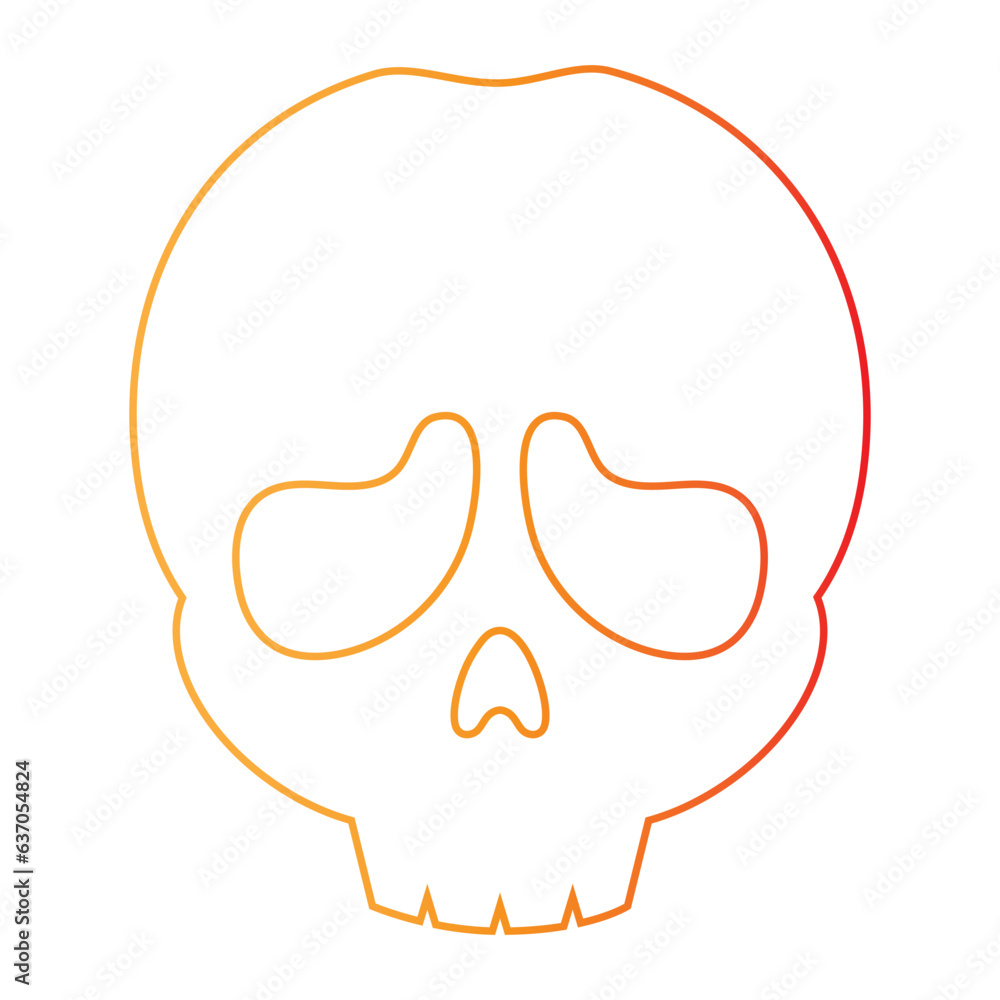 skull icon vektor