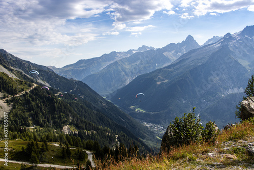View from Planpraz / Brevent - Alps, Chamonix, France