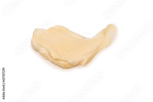 White sauce splashes isolated on white background.