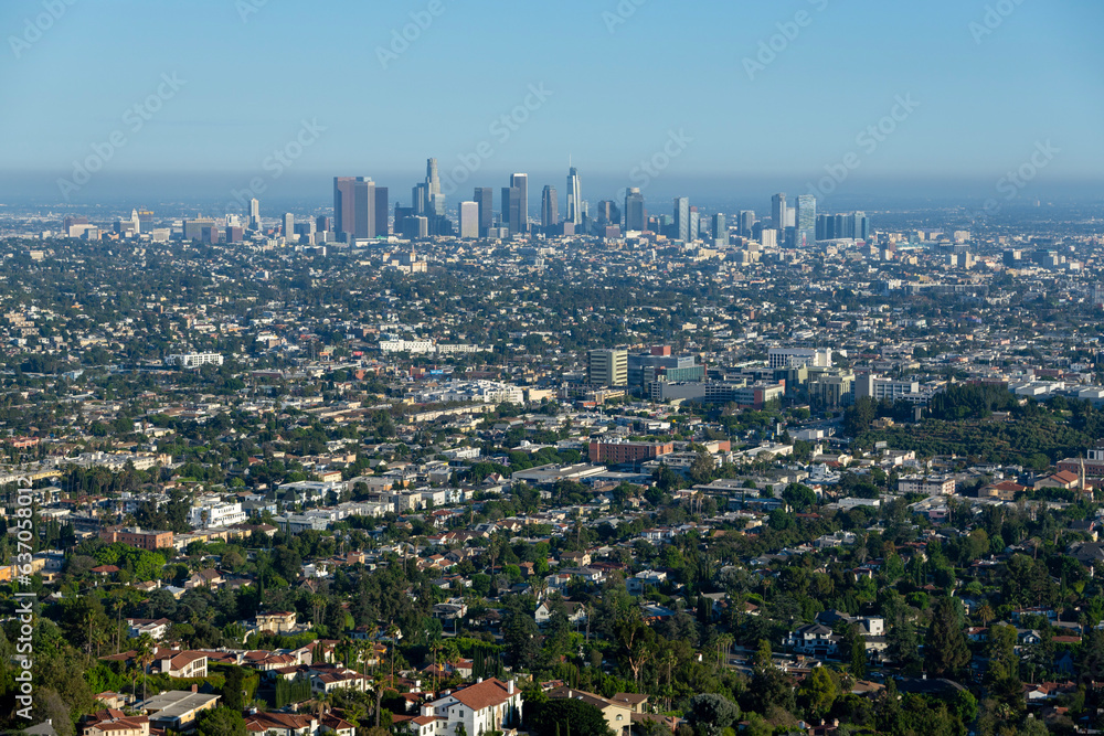 LA Cityscape view from Mount Hollywood