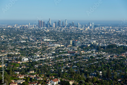 LA Cityscape view from Mount Hollywood