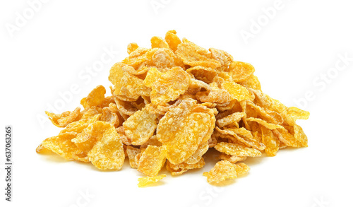 Cornflakes isolated on transparent background. PNG