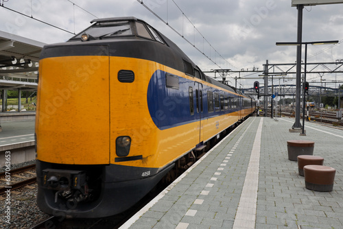 ICM intercity train operated by NS at Zwolle station
