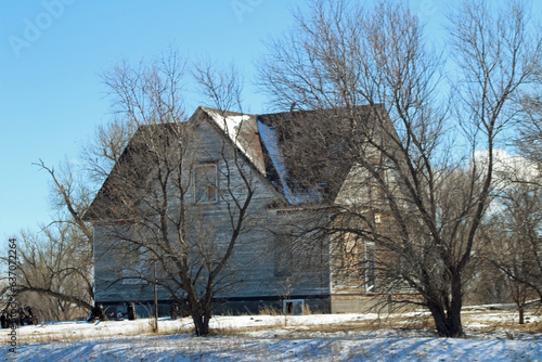 Farmhouse in rural Nebraska