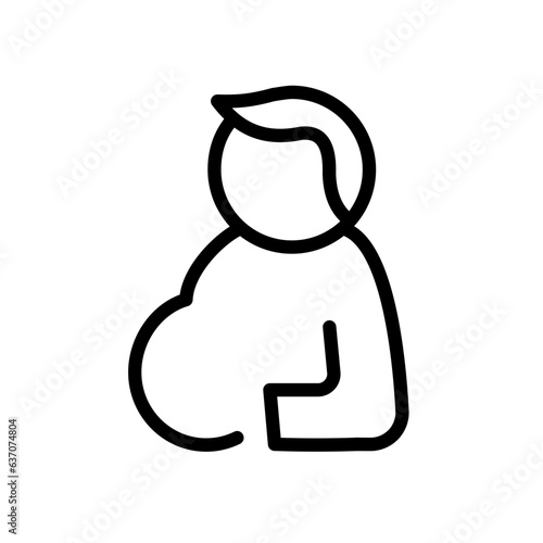 obesity - vector icon