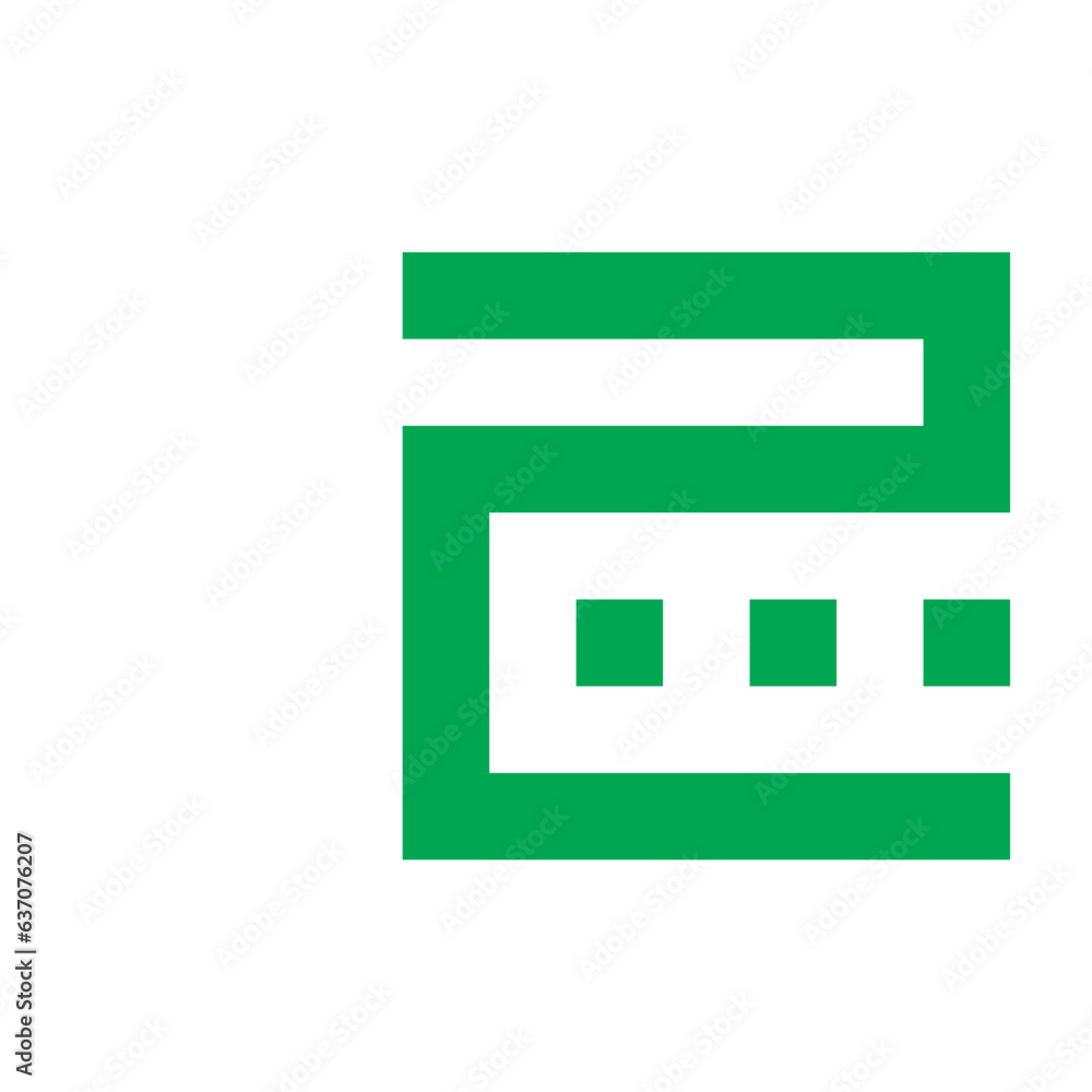Kufi font calligraphy element Kufi font calligraphy element