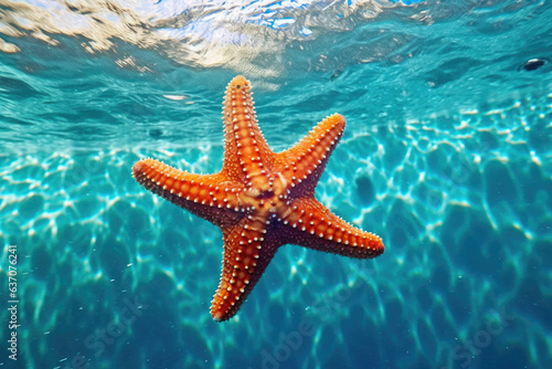 Colorful Starfish in their Ocean Habitat © AIproduction