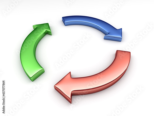Free Download 3D arrows. 3D rendered image - GFXLoad