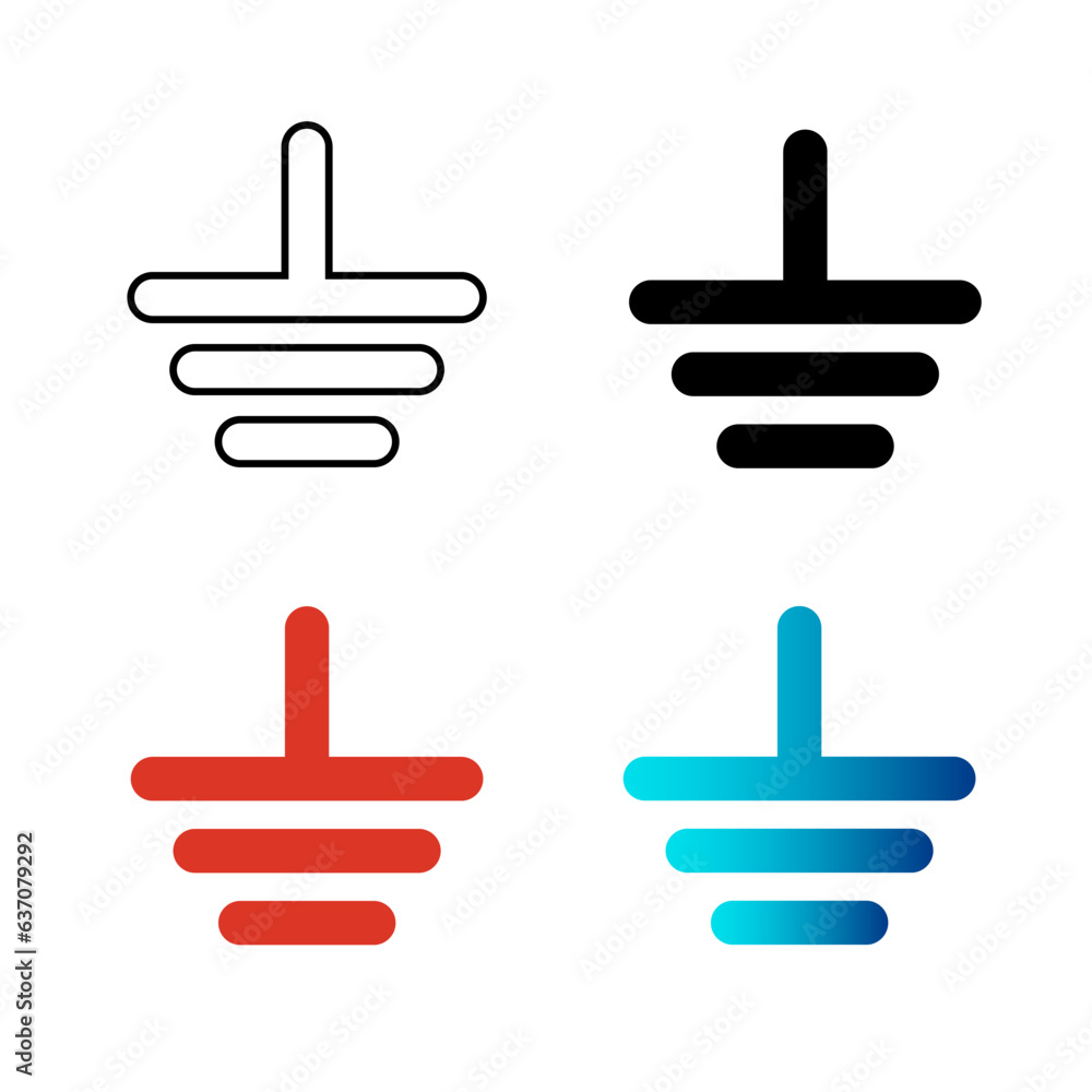 Abstract Grounding Silhouette Illustration Abstract Grounding Silhouette Illustration