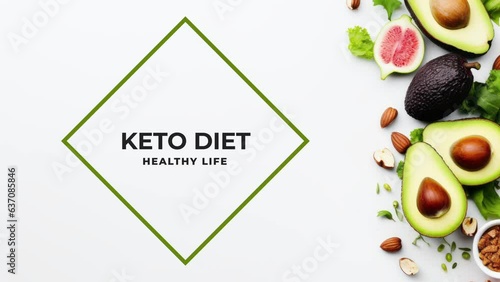 Keto Diet Animated Text: Transformative High-Fat, Low-Carb Nutrition for Weight Loss and Health - Ketogenic Lifestyle with Healthy Fats, Nutrient-Rich Recipes, Intermittent Fasting, and Meal Tracking photo