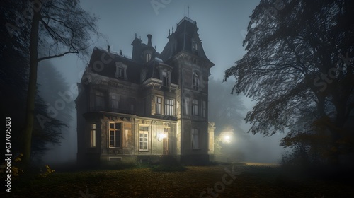  An abandoned eerie mansion 
