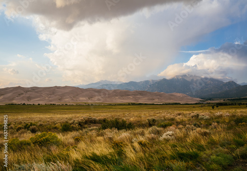 Landscape View of Great Sand Dunes National Park in Colorado © Tommy