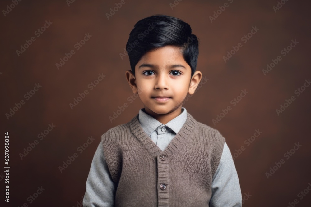 Lifestyle portrait of an Indian child male in a minimalist background Lifestyle portrait of an Indian child male in a minimalist background