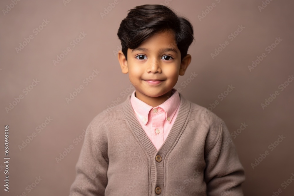 Lifestyle portrait of an Indian child male in a minimalist background Lifestyle portrait of an Indian child male in a minimalist background