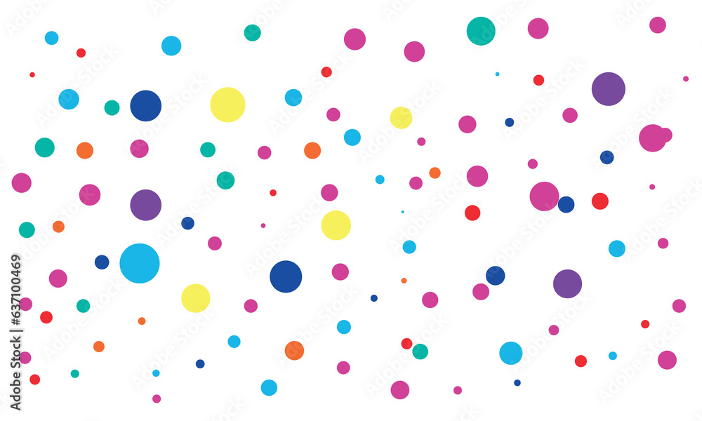 colored dots wallpaper vector background, colorful dots background