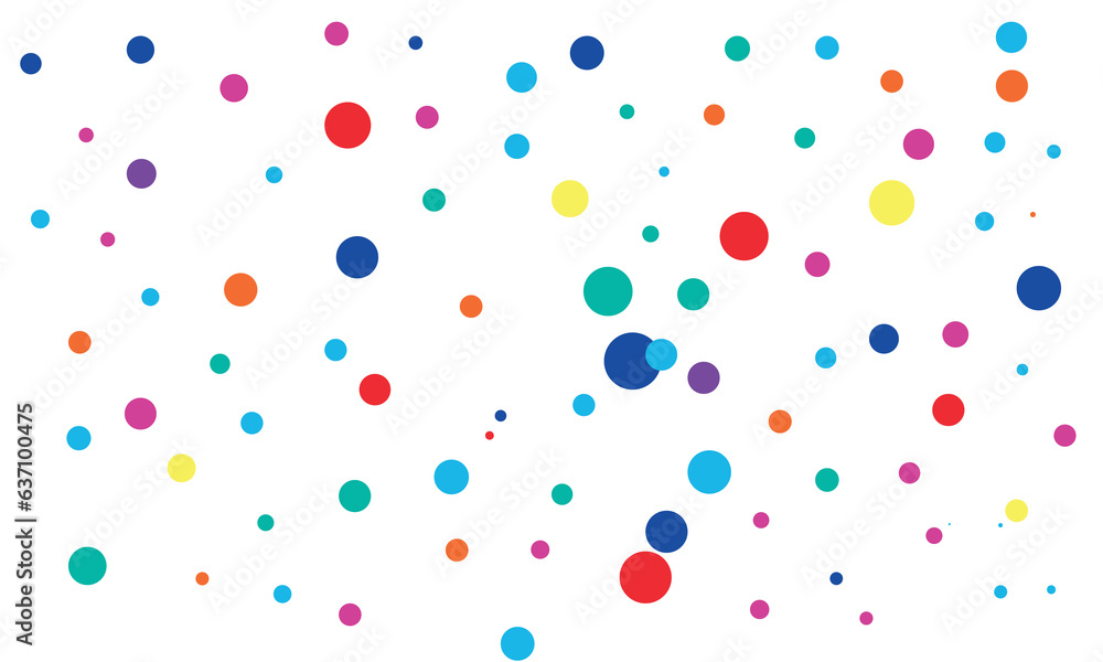 abstract colorful dots background vector, colorful dots background