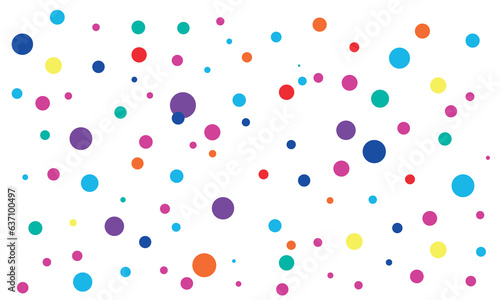 color dots vector background design, colorful dots background