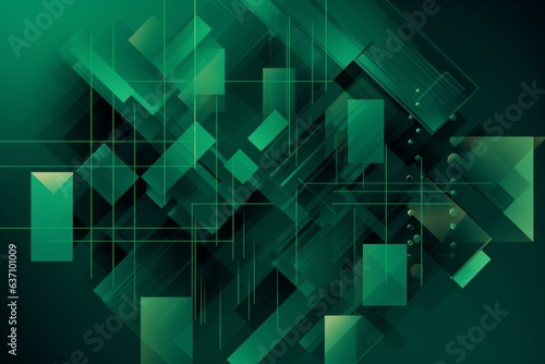 A vibrant and geometric abstract background with a variety of squares and rectangles