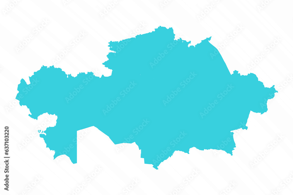 Vector Simple Map of Kazakhstan Country Vector Simple Map of Kazakhstan Country