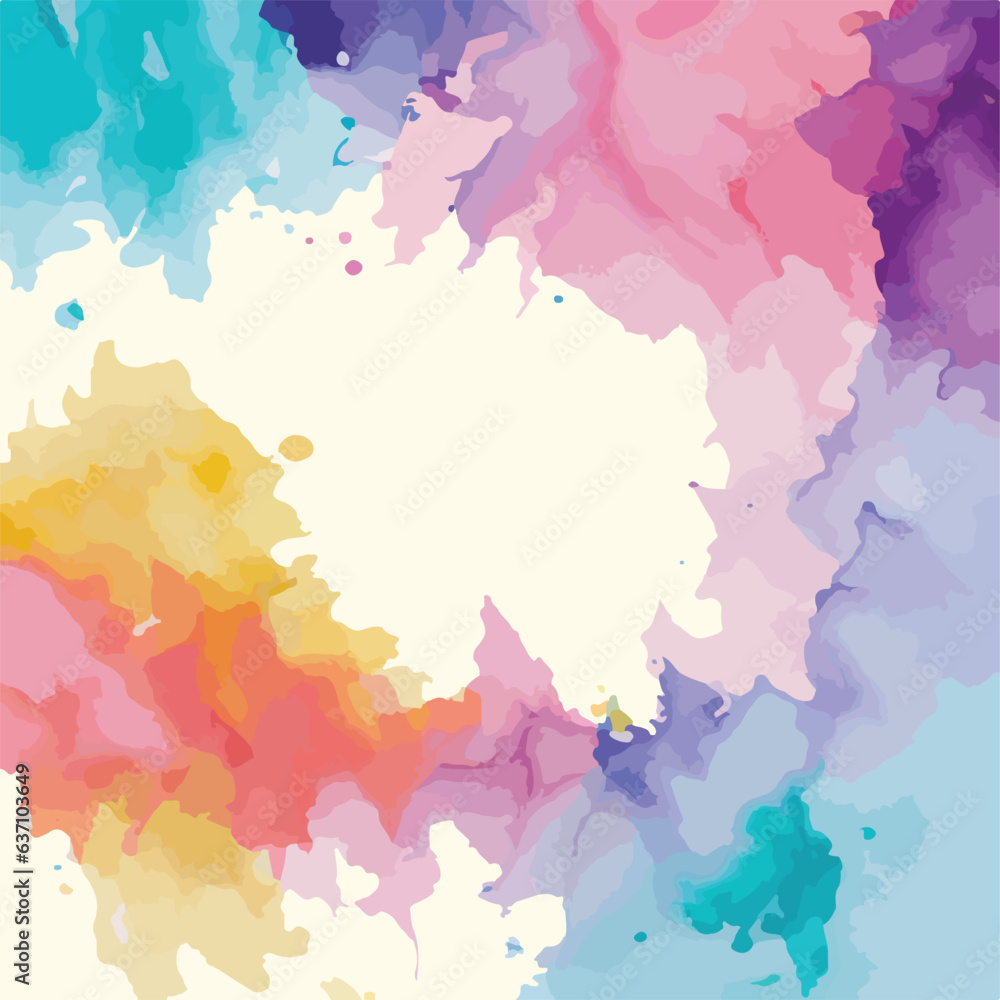 Abstract watercolor vintage illustration background