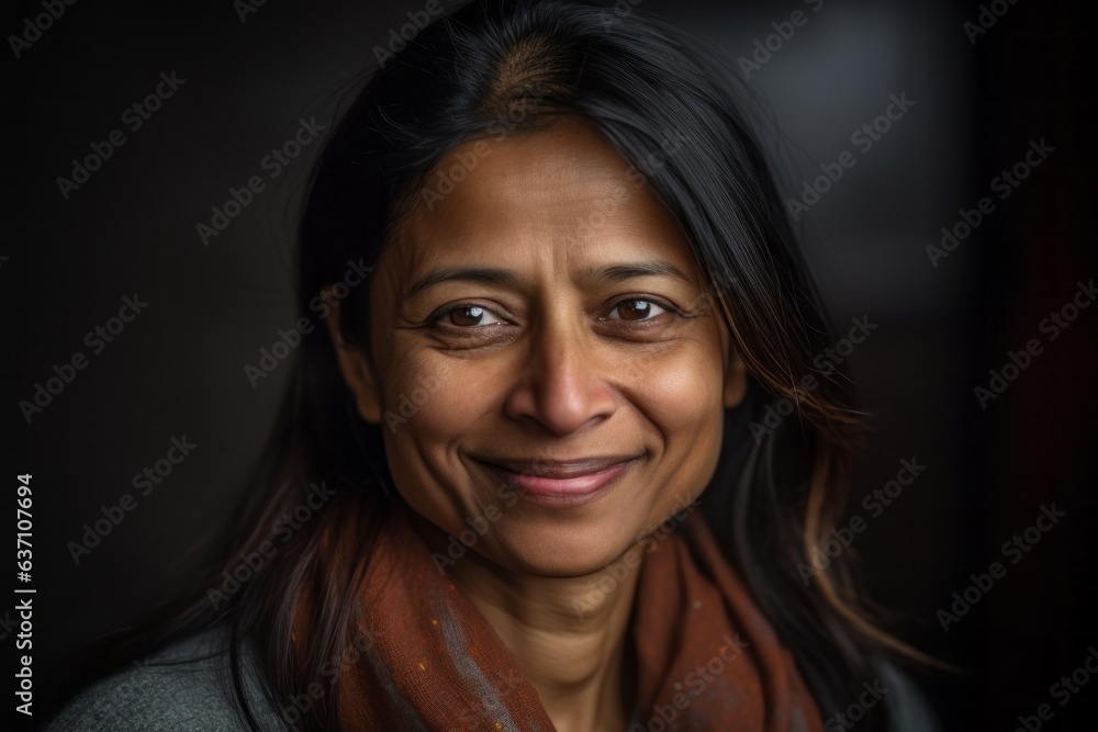 Close up portrait of a beautiful young woman smiling and looking at camera Close up portrait of a beautiful young woman smiling and looking at camera