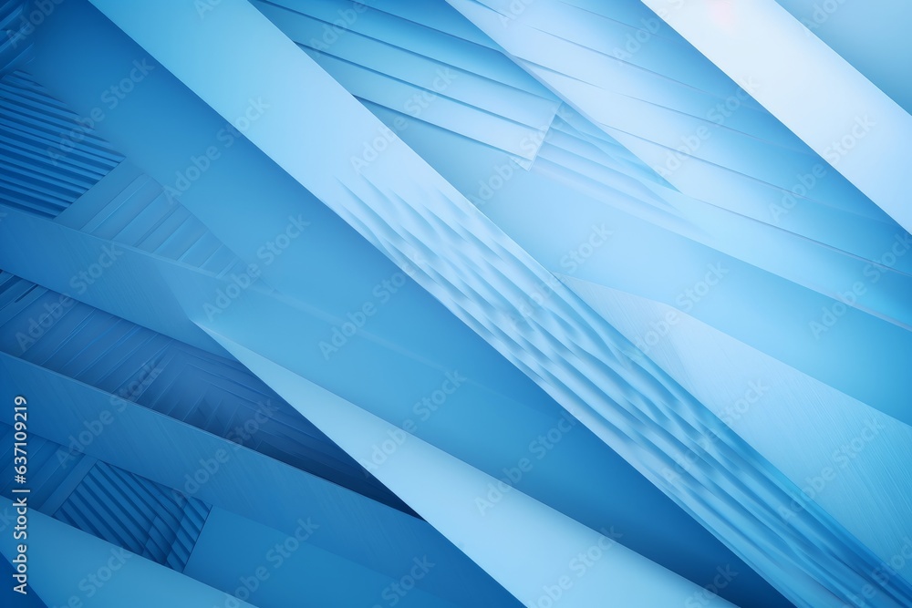 Obraz premium Abstract blue and white lines background