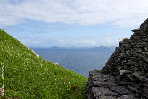 Obraz na płótnie Skellig Michael Monastery (Skellig Michael: Home of Luke Skywalker in Star Wars)