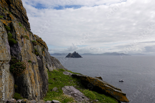 Fotografie Skellig Michael Monastery (Skellig Michael: Home of Luke Skywalker in Star Wars)