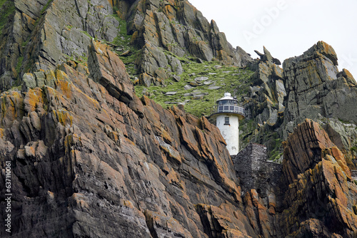 Fotografie Skellig Michael Monastery (Skellig Michael: Home of Luke Skywalker in Star Wars)