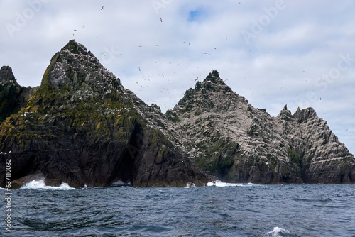 Obraz na płótnie Skellig Michael Monastery (Skellig Michael: Home of Luke Skywalker in Star Wars)