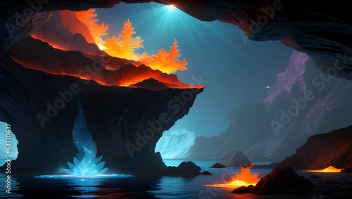 Crystal Flame Cave