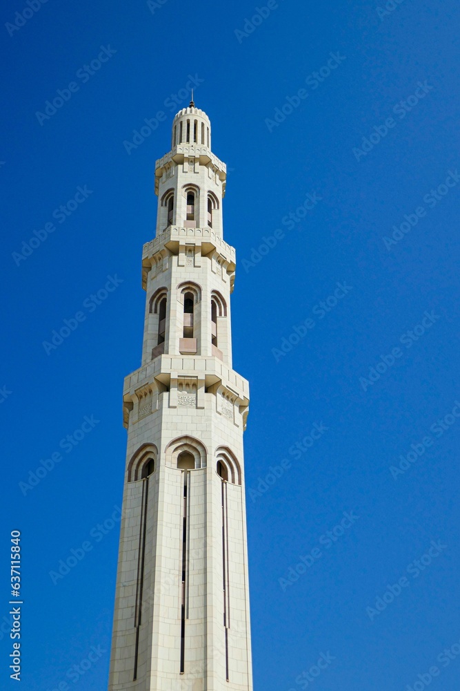 Sultan Qaboos Grand Mosque in Oman, Middle East, Asia