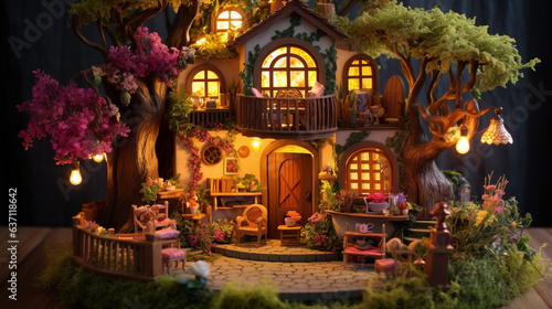 A_whimsical_treehouse_in_the_heart © Creative artist1