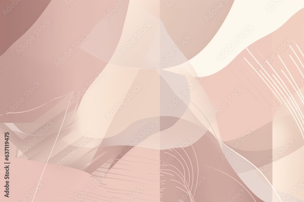 A vibrant and abstract pink and white background with flowing lines