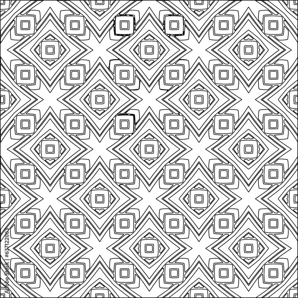 Stylish texture with figures from lines.Abstract geometric black and white pattern for web page, textures, card, poster, fabric, textile. Monochrome graphic repeating design. Stylish texture with figures from lines.Abstract geometric black and white pattern for web page, textures, card, poster, fabric, textile. Monochrome graphic repeating design.