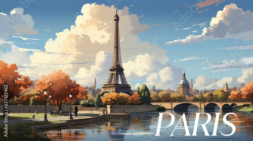 postcard from Paris , France