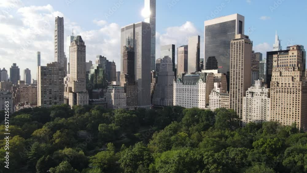 Aerial view - Central Park - Midtown Manhattan Aerial view - Central Park - Midtown Manhattan