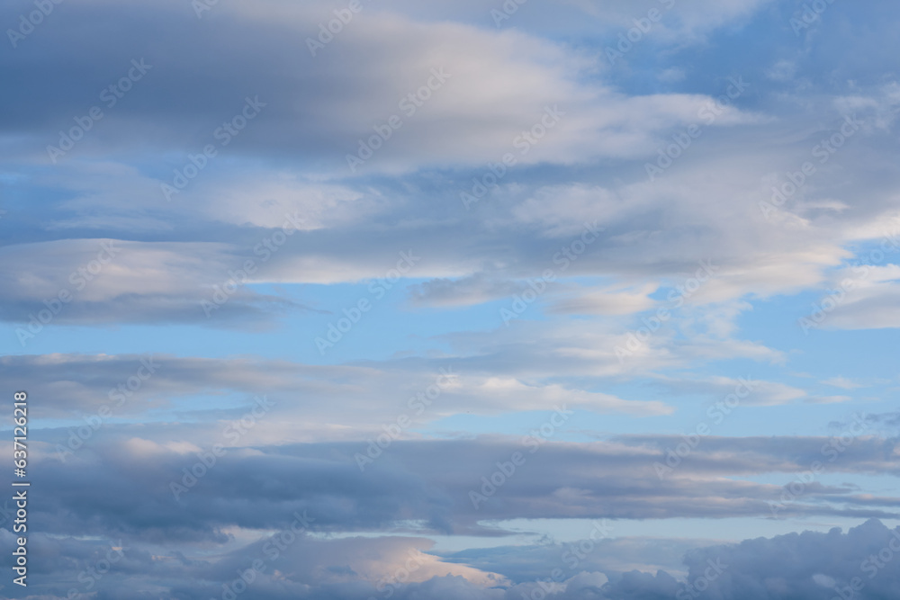 Daylight windy cloudscape with sunlight Daylight windy cloudscape with sunlight