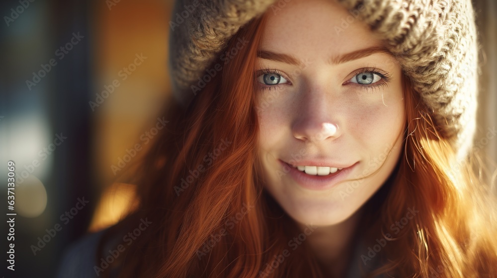 Portrait of a Brunette with a Lovely Smile and Elegant Pose Portrait of a Brunette with a Lovely Smile and Elegant Pose