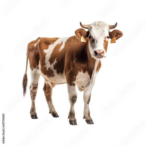 cow isolated on transparent background