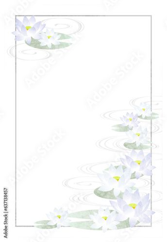 普通の睡のグリーティングはがきタテ