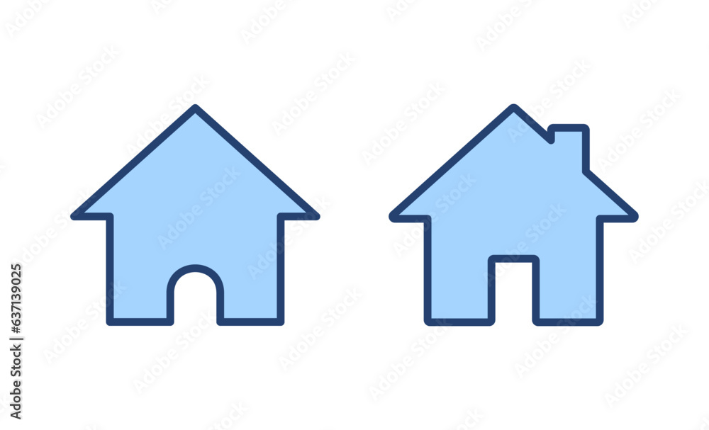 House icon vector. Home sign and symbol House icon vector. Home sign and symbol