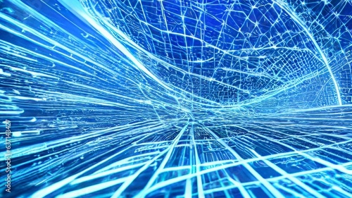 Abstract circuit board futuristic technology processing background