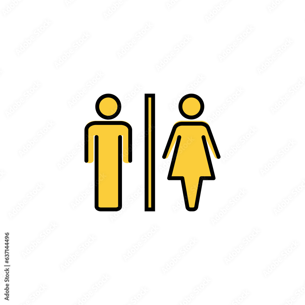 Toilet icon vector for web and mobile app. Girls and boys restrooms sign and symbol. bathroom sign. wc, lavatory Toilet icon vector for web and mobile app. Girls and boys restrooms sign and symbol. bathroom sign. wc, lavatory