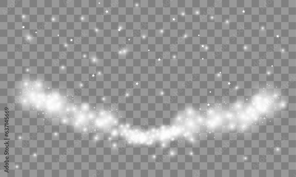 Vector falling christmas shining snow, fog and wind isolated on transparent background Vector falling christmas shining snow, fog and wind isolated on transparent background