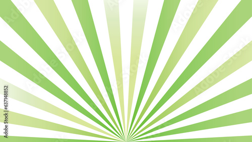 緑色の効果線の背景イラスト アスペクト比16：9バージョン